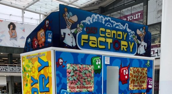 Crazy Candy Factory Vending Machine - Blue Monkey Vending